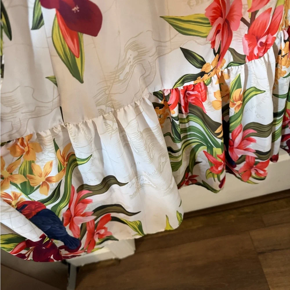 Tommy Bahama Multicolor Tropical Maxi Dress - Picture 10 of 11